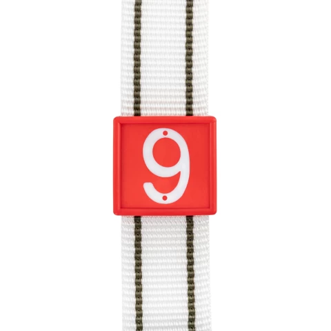 Numeri per bracciale di marcatura degli animali, no. 6-9, 10 pezzi