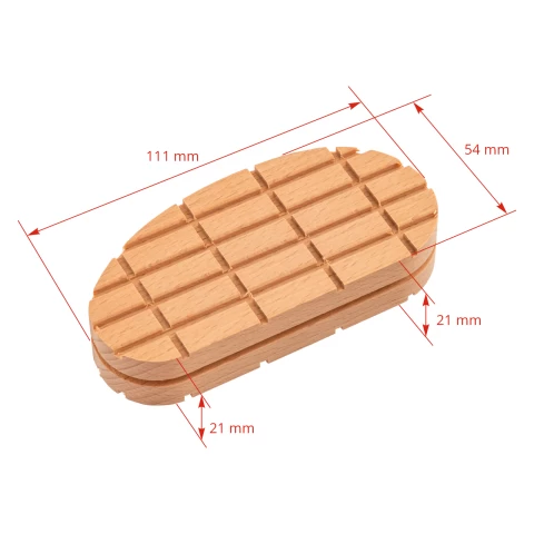 Protesi per mucca, in blocco di legno, standard, dimensione normale