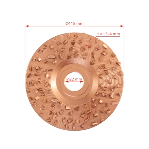 Disco abrasivo per zoccoli, 115 mm