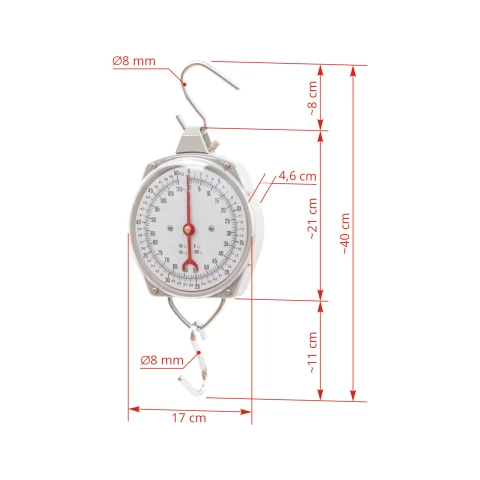 Bilancia sospesa premium, 50 kg