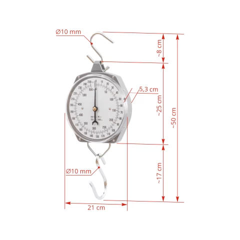 Bilancia sospesa premium, 250 kg