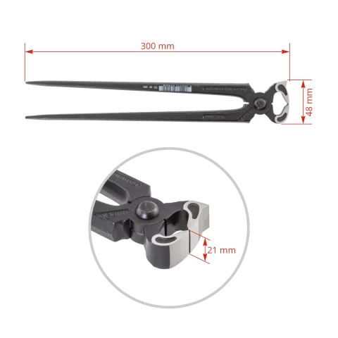 Tenaglia per zoccoli, Knipex, 30 cm