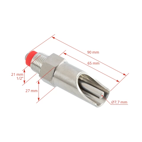 Ciuccio con filettatura da 1/2" per maiali