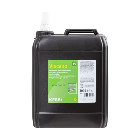 Olio lubrificante per catene di motoseghe, Viscano, 5 litri