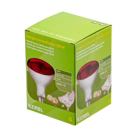 Lampadina riscaldante a infrarossi, 250 W, Kerbl