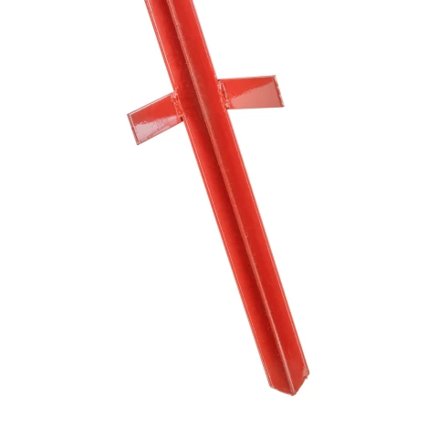 Palo in acciaio quadrato 25 × 25 mm, 165 cm