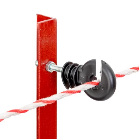 Palo in acciaio quadrato 25 × 25 mm, 165 cm