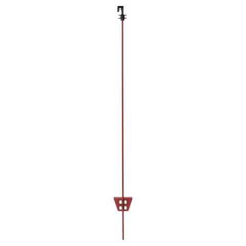 Palo in acciaio per recinto elettrico, Ø8 mm × 107 cm