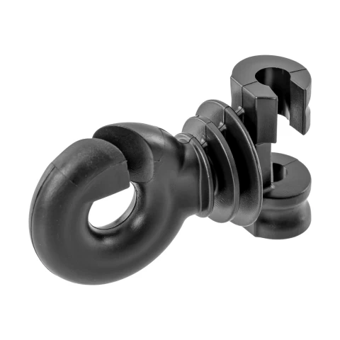 Isolatore supplementare per palo tondo in acciaio Ø8 mm, 25 pz.