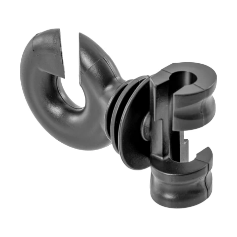 Isolatore supplementare per palo tondo in acciaio Ø8 mm, 25 pz.