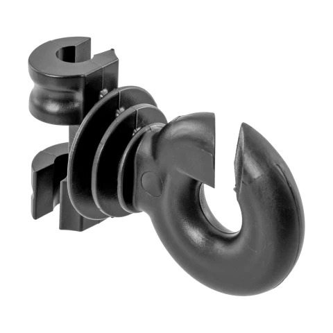 Isolatore supplementare per palo tondo in acciaio Ø8 mm, 25 pz.