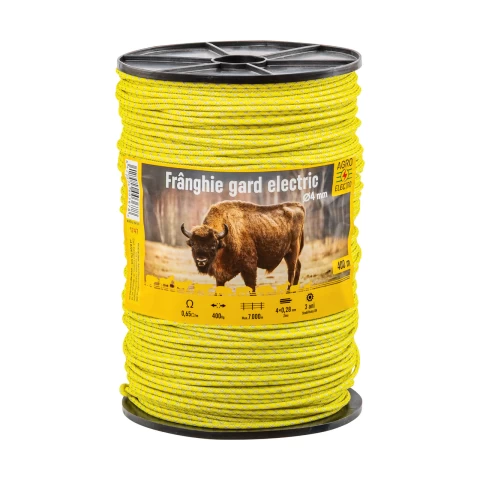 Corda recinto elettrico intrecciato - 400 m - 400 kg - 0,65 Ω/m