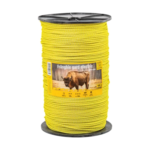 Corda recinto elettrico intrecciato - 1000 m - 400 kg - 0,65 Ω/m