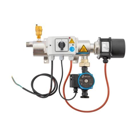 Sistema di riscaldamento e ricircolo dell'acqua C10