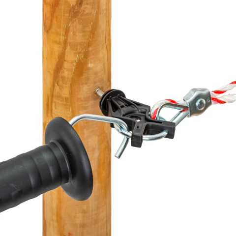 Isolatore X³ per cancello, con vite per legno