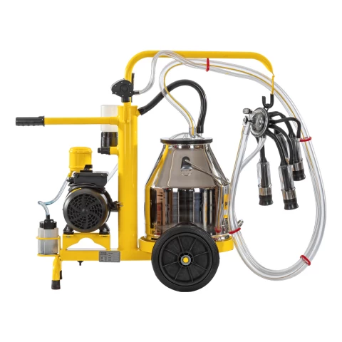 Mungitrice per mucche, con 1 bidone acciaio inox 25 litri, eco