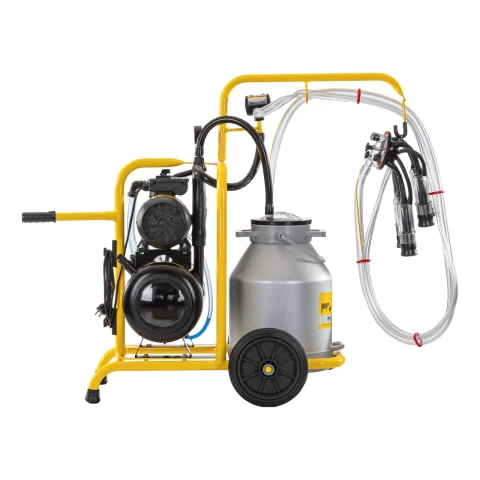 Mungitrice per mucche, 1 bidone in alluminio 30 litri