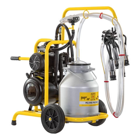 Mungitrice per mucche, 1 bidone in alluminio 30 litri