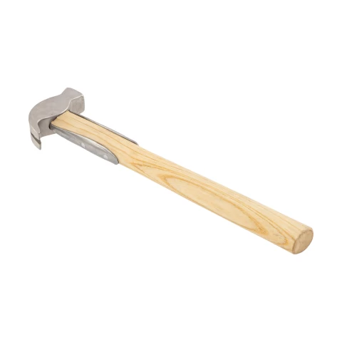 Martello da maniscalco con manico in legno temprato, 33 cm