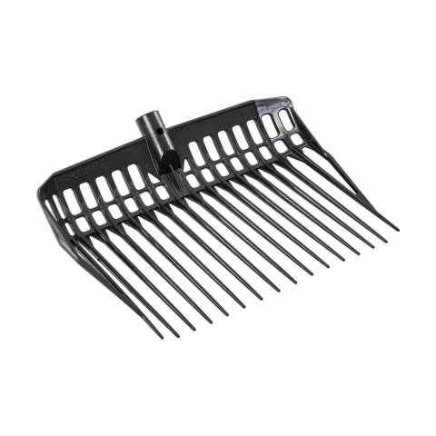 Forca per letame, EcoFork, nera, 40 × 33 cm
