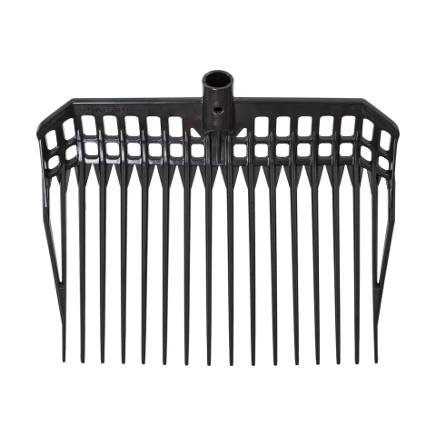 Forca per letame, EcoFork, nera, 40 × 33 cm