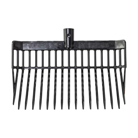 Forca per letame, PremiumFork, nera, 38,5 × 32 cm