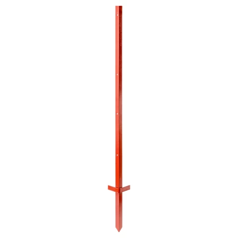 Palo in acciaio quadrato 25 × 25 mm, 115 cm, 10 pz.