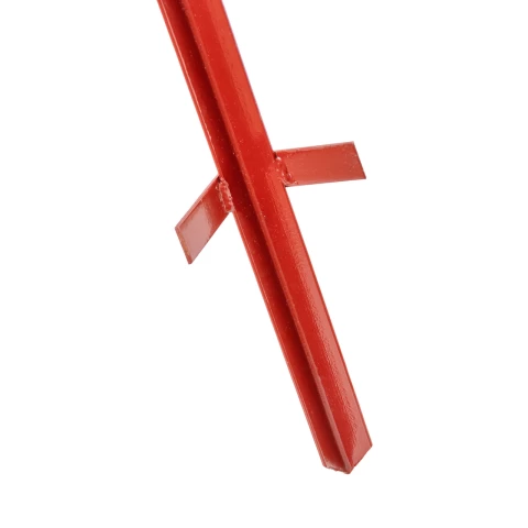 Palo in acciaio quadrato 25 × 25 mm, 115 cm, 10 pz.