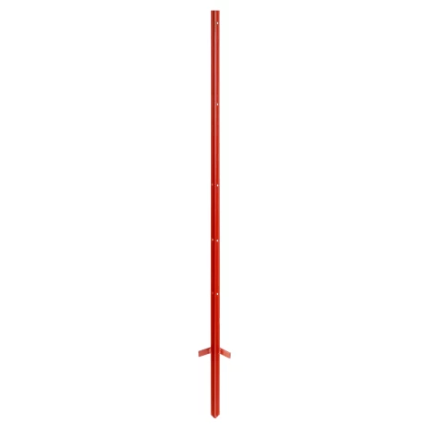 Palo in acciaio quadrato 25 × 25 mm, 150 cm, 10 pz.