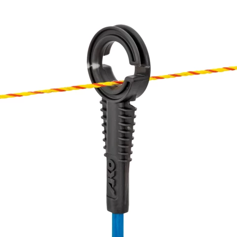 Palo in fibra di vetro, AKO Oval Premium, 110 cm, azzurro, 10 pz.