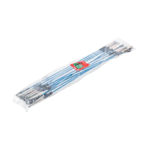 Palo in fibra di vetro, AKO Oval Premium, 110 cm, azzurro, 10 pz.