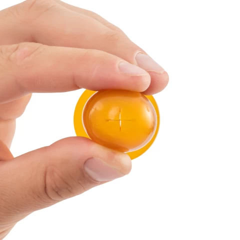 Tettarella conica in caucciù con foro a croce