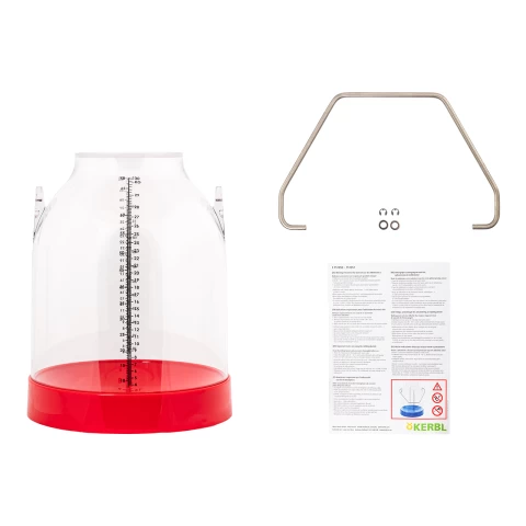 Contenitore graduato in plastica, 30 litri