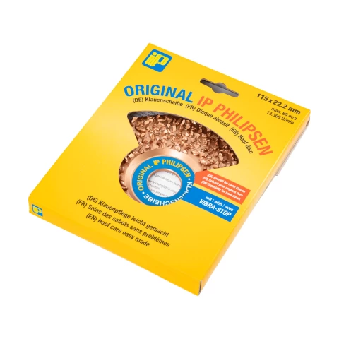 Disco per smerigliatura zoccoli ad alta densità, IP PHILIPSEN, 115 mm