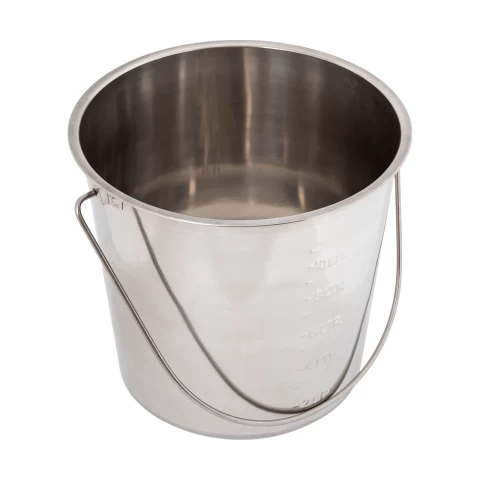 Secchio in acciaio, 12,3 litri