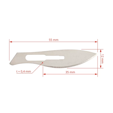 Lama chirurgica Swann-Morton, misura 24, 5 pezzi