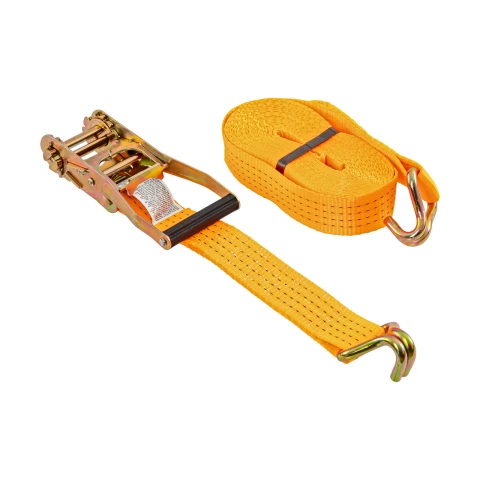 Cinghia di ancoraggio con cricchetto, arancione, 4000 kg, 50 mm × 8 m