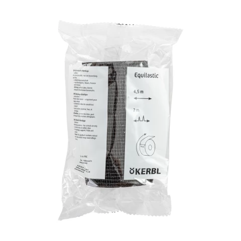 Benda per zoccoli, Equilastic, nero, 450 × 10 cm