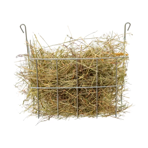 Mangiatoia metallica per conigli, 20 × 10 × 15 cm