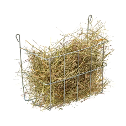 Mangiatoia metallica per conigli, 20 × 10 × 15 cm