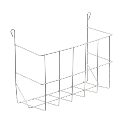 Mangiatoia metallica per conigli, 25 × 10 × 15 cm