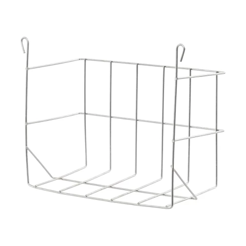 Mangiatoia metallica per conigli, 25 × 10 × 15 cm