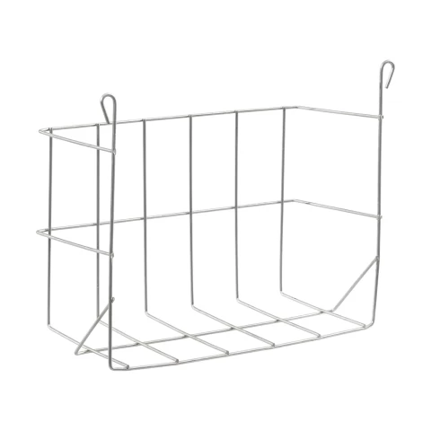 Mangiatoia metallica per conigli, 25 × 10 × 15 cm