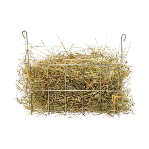 Mangiatoia metallica per conigli, 25 × 10 × 15 cm