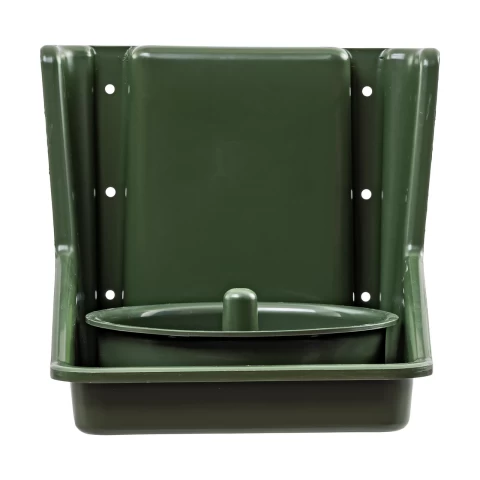 Portasale con inserto rotondo, verde scuro