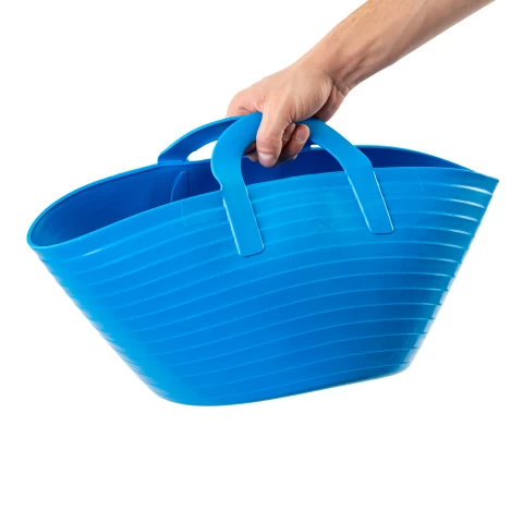 Secchio flessibile, in plastica, Flexbag, blu, 12 litri