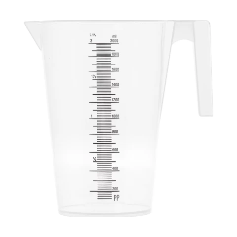 Caraffa, in plastica, 2 litri