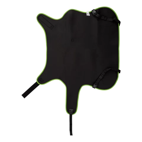 Coperta premium per vitello, termoisolante, impermeabile, nera, 80 × 70 cm