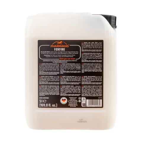 Rimedio per lucidare i capelli, Pharmakas Foxfire, 5000 ml