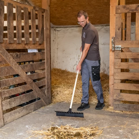 Raschietto dritto per pulire il letame, 40 cm